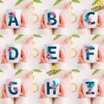 Plantillas Abecedario Flores Tazas