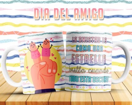 Plantillas Día del Amigo para Tazas