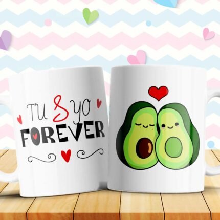 Plantillas Tu y Yo forever Tazas