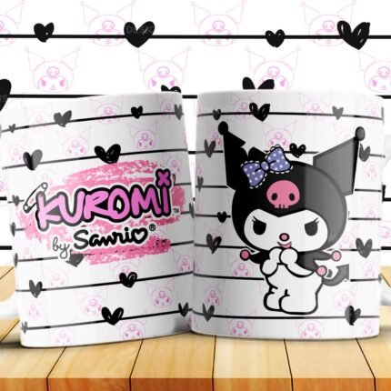 Plantillas de Kuromi para Tazas
