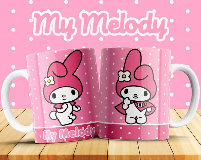 Plantillas de My Melody para Tazas
