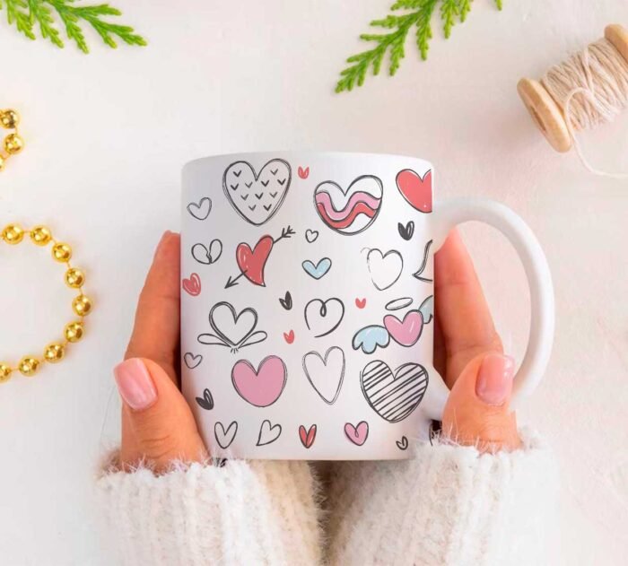 Plantillas de Corazones para Tazas - Image 13