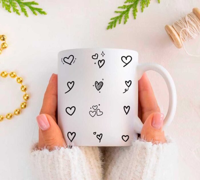 Plantillas de Corazones para Tazas - Image 14