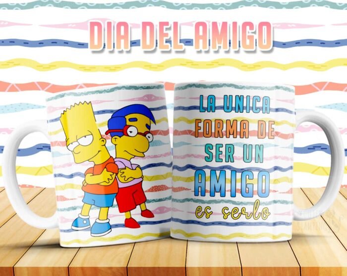 Plantillas Día del Amigo para Tazas - Image 3