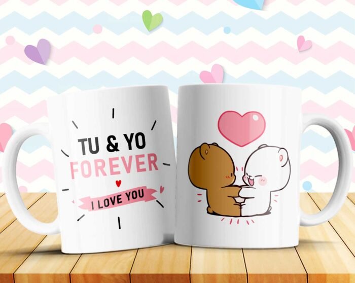 Plantillas Tu y Yo forever Tazas - Image 4