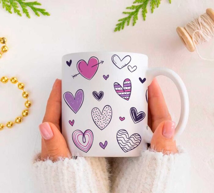Plantillas de Corazones para Tazas - Image 4