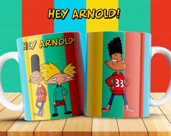 Plantillas Hey Arnold para Tazas - Image 4