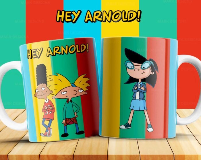 Plantillas Hey Arnold para Tazas - Image 6