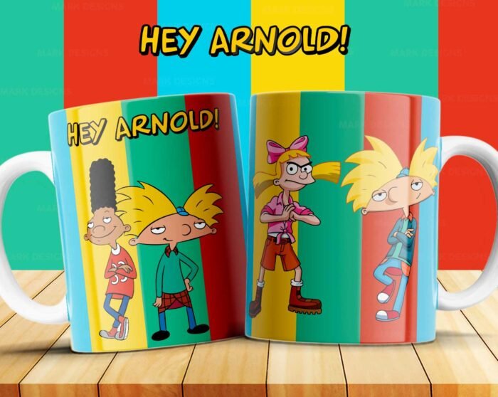 Plantillas Hey Arnold para Tazas - Image 7