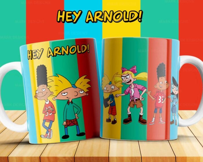 Plantillas Hey Arnold para Tazas - Image 8
