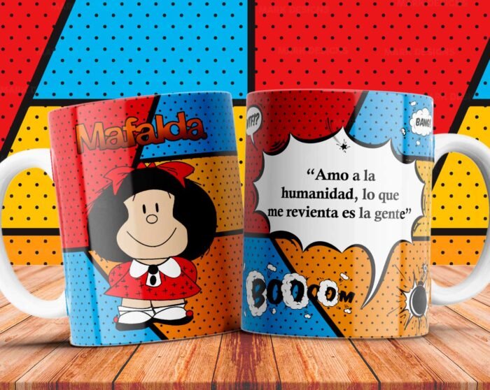 Plantillas Mafalda Frases para Tazas - Image 8
