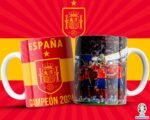 Plantillas España Campeón Eurocopa para Tazas - Image 8