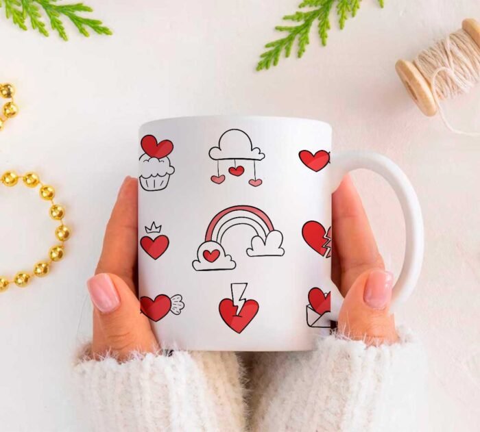 Plantillas de Corazones para Tazas - Image 9