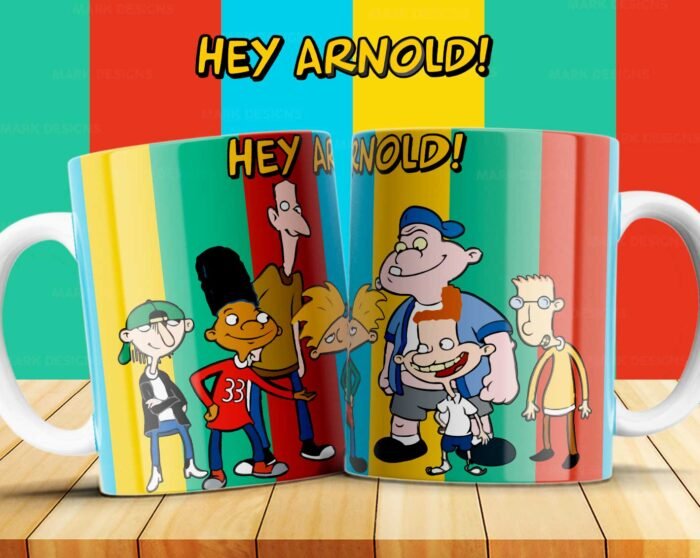 Plantillas Hey Arnold para Tazas - Image 9