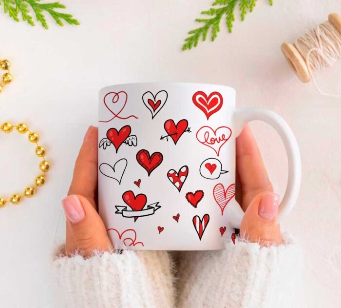 Plantillas de Corazones para Tazas - Image 10