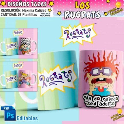 Plantillas Rugrats para Tazas