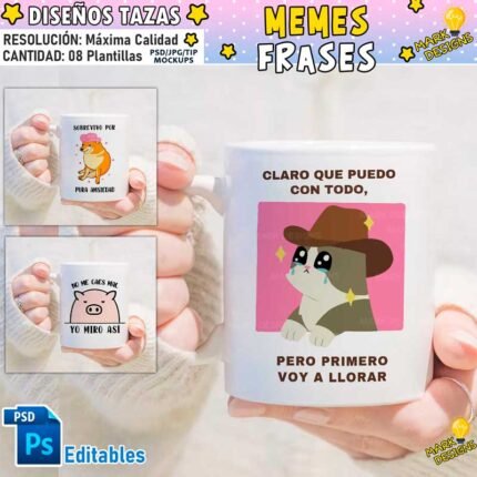 Diseños de Memes para Tazas