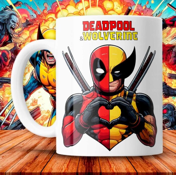 Plantillas Deadpool y Wolverine Tazas - Image 11