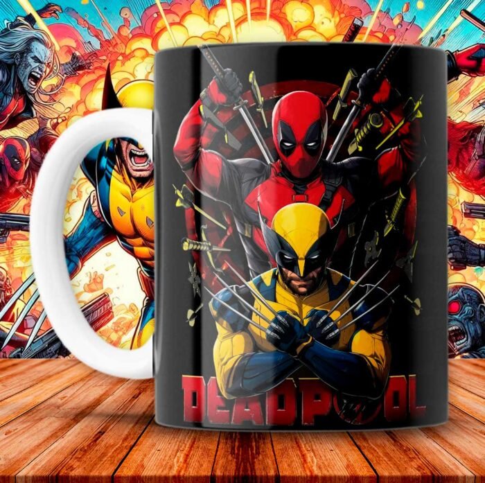 Plantillas Deadpool y Wolverine Tazas - Image 4