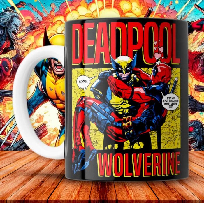 Plantillas Deadpool y Wolverine Tazas - Image 5