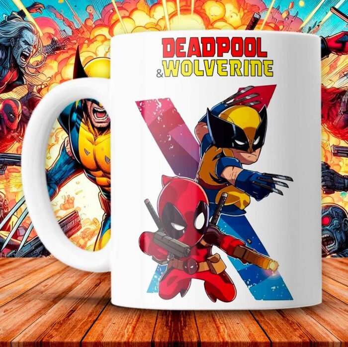 Plantillas Deadpool y Wolverine Tazas - Image 7