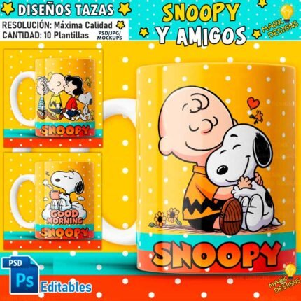 Diseños de Snoopy para Tazas