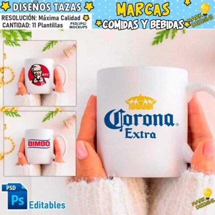 Diseños Marcas de Comidas Tazas