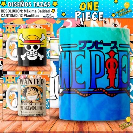 Diseños One Piece para Tazas