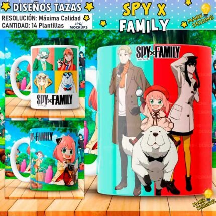 Diseños Spy x Family para Tazas