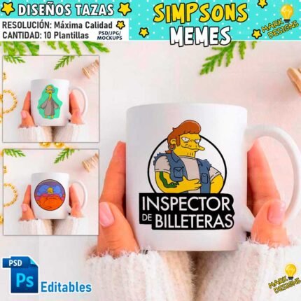 Diseños Simpsons para Tazas Memes