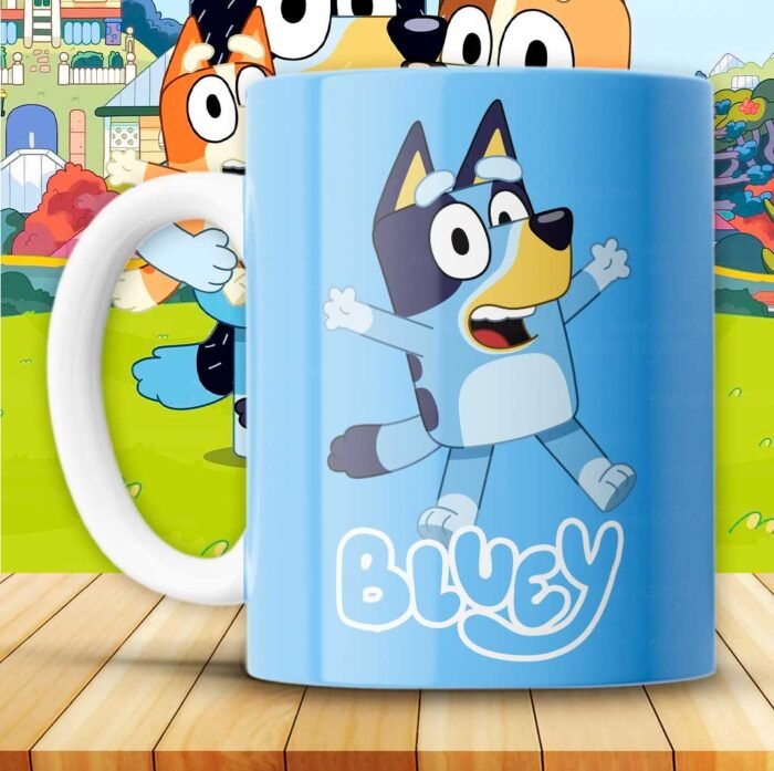 Diseños de Bluey para Tazas