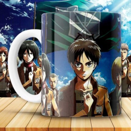 Diseños Attack on Titan para Tazas