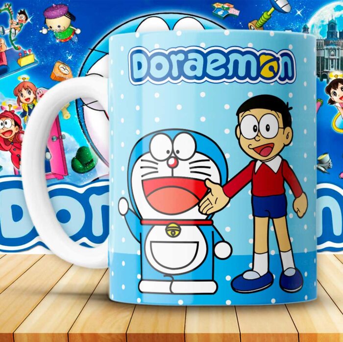 Diseños Doraemon para Tazas - Image 6