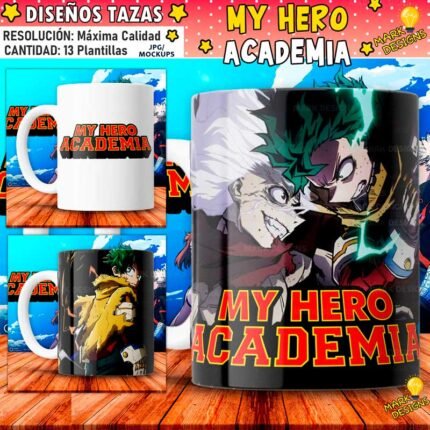 Diseños My Hero Academia Tazas