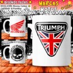 Plantillas Marcas Motos para Tazas