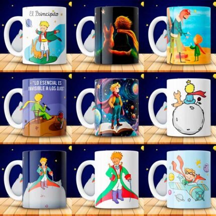 Plantillas El Principito para Tazas