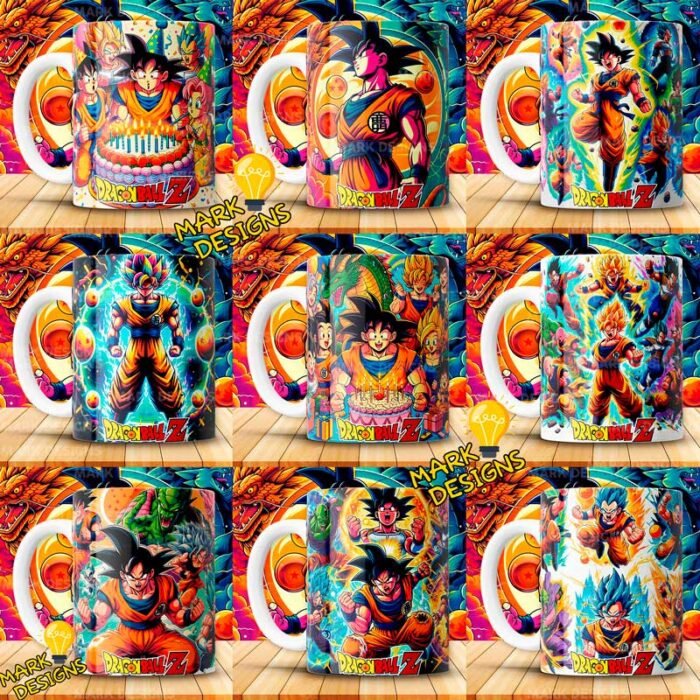Dragon Ball Plantillas Tazas