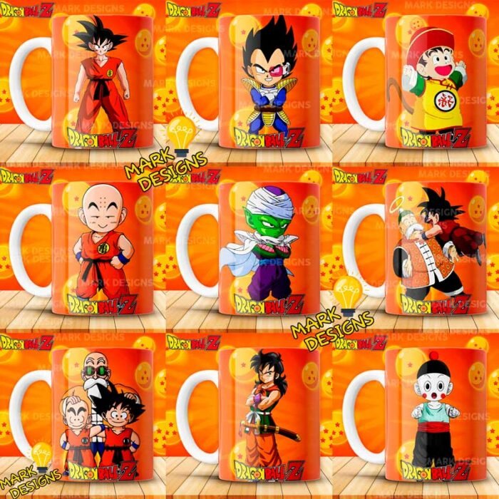 Diseños Dragon Ball Tazas