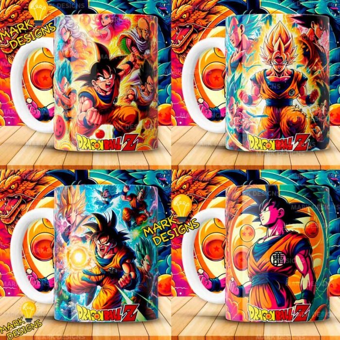 Dragon Ball Plantillas Tazas - Image 3