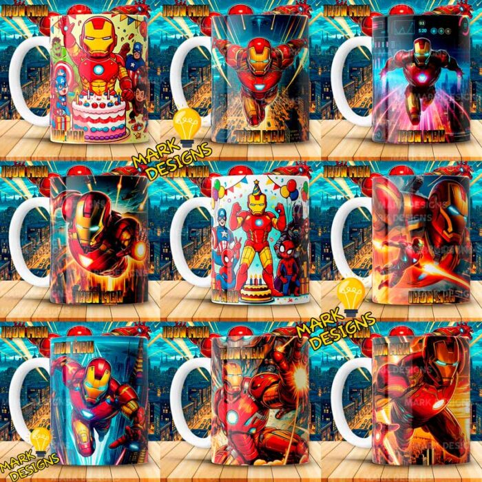 Diseños Ironman para Tazas