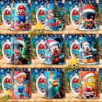 Diseños Caricaturas Navideñas Tazas