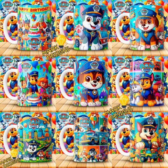 Diseños Paw Patrol Tazas