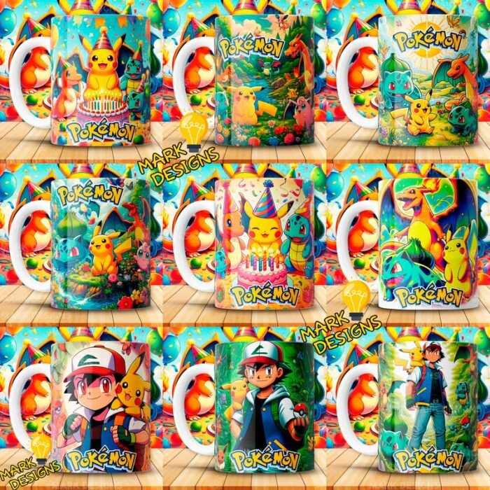 Diseños de Pokemón Tazas