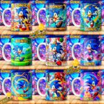 Diseños Sonic para Tazas