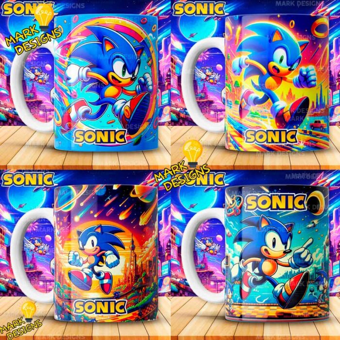 Diseños Sonic para Tazas - Image 3