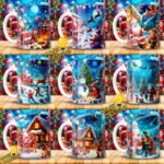 Plantillas Tazas de Navidad