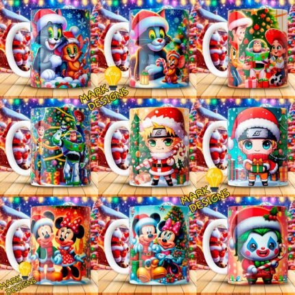 Caricaturas para Tazas de Navidad