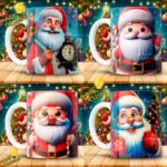 Plantillas Papá Noel para Tazas - Image 3