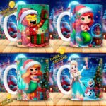 Caricaturas Plantillas Navideñas Tazas - Image 3