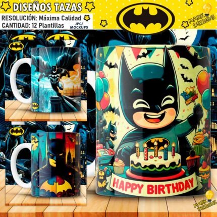 Diseños Batman para Tazas